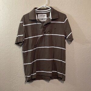 Kid's urban pipeline Striped Collared Polo